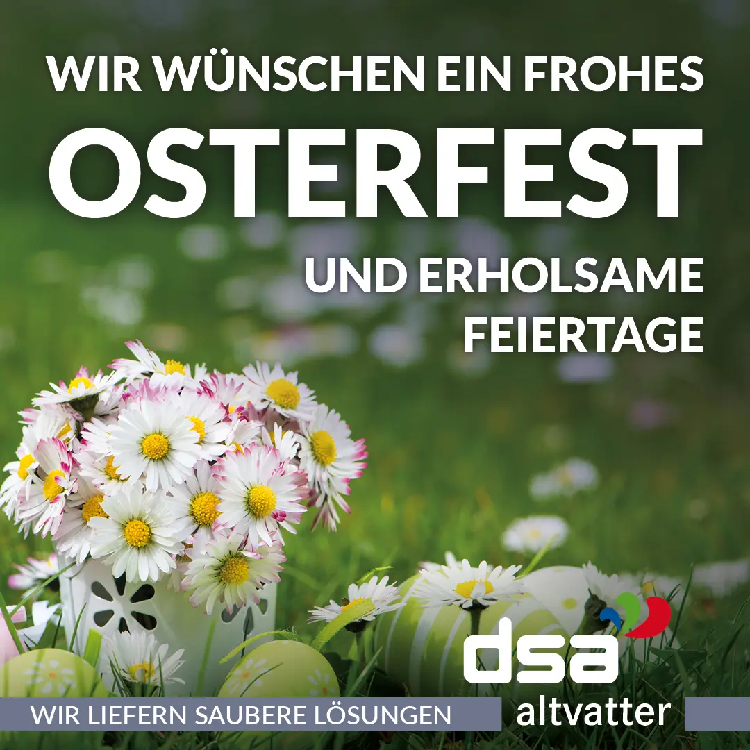 Wir wünschen ein frohes Osterfest und erholsame Feiertage